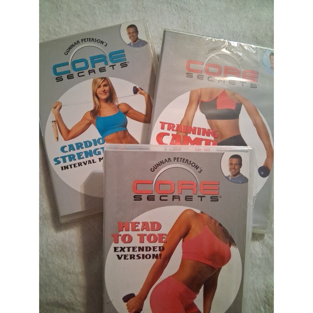 (#82) Gunnar Petersons Core Secrets 3 DVD Set New